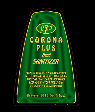 Corona Plus Label - Front.jpg Front Label - Corona Plus Label Front